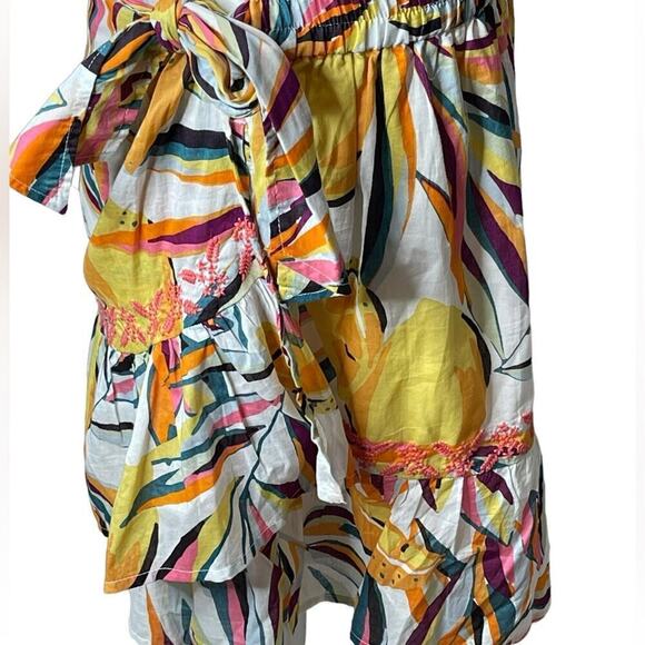 C&C California Lemon Print Mini Skirt – Size Large - Picture 4 of 11